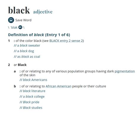 black dictionary definition|webster dictionary definition of black.